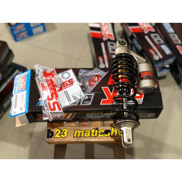 Shock yss k series matic singel 330mm beat scoopy vario fi esp karbu black series gold original word