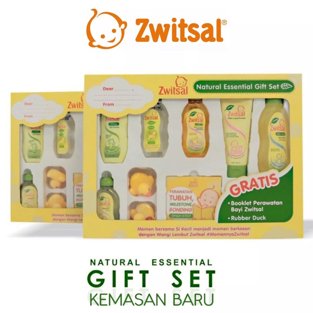 ZWITSAL MURAH BABY NATURAL SET BOX / HAMPERS BAYI / PERLENGKAPAN MANDI BAYI NEWBORN KADO