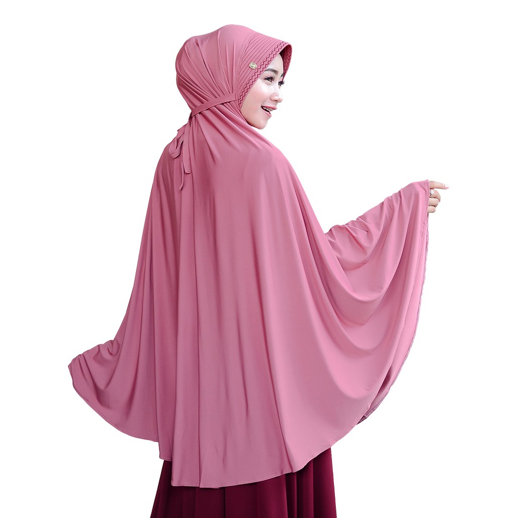 Jilbab Syari Jumbo Nafisa Chevila - Hijab Jumbo Pet Antem Syari Khimar Premium