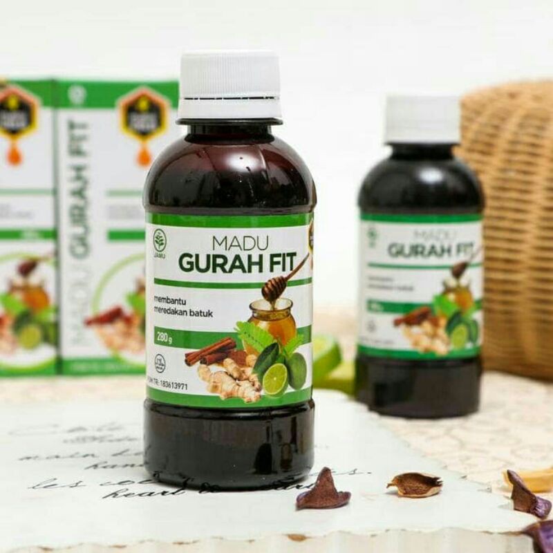 Madu GURAH FIT Asli Original Gurahfit Madu Untuk Bronkitis, Radang Tenggorokan, Batuk dll