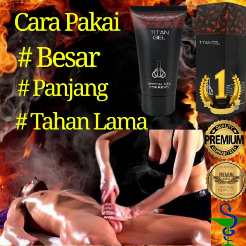 READY Oles TITAN JEL JELL JELY JELLY GOLD HERBAL ASLI RUSIA ORIGINAL