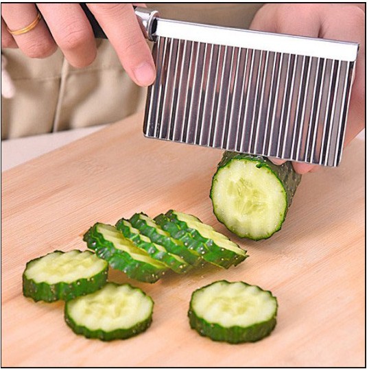 Pisau Gelombang Serbaguna Potong Iris Timun Wortel Kentang (WN91)