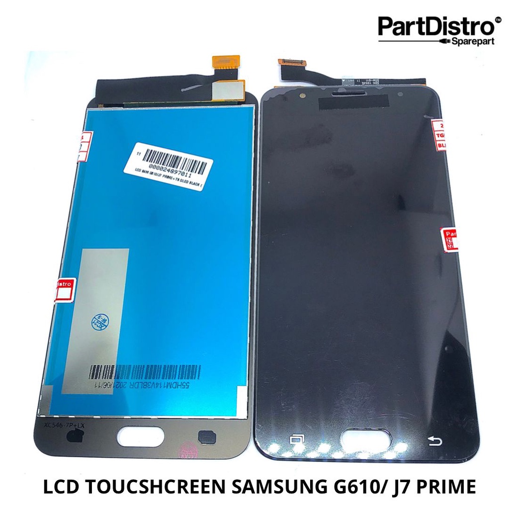 LCD TOUCHSCREEN SAMSUNG G610 J7 PRIME INCELL BLACK / WHITE ORI OEM