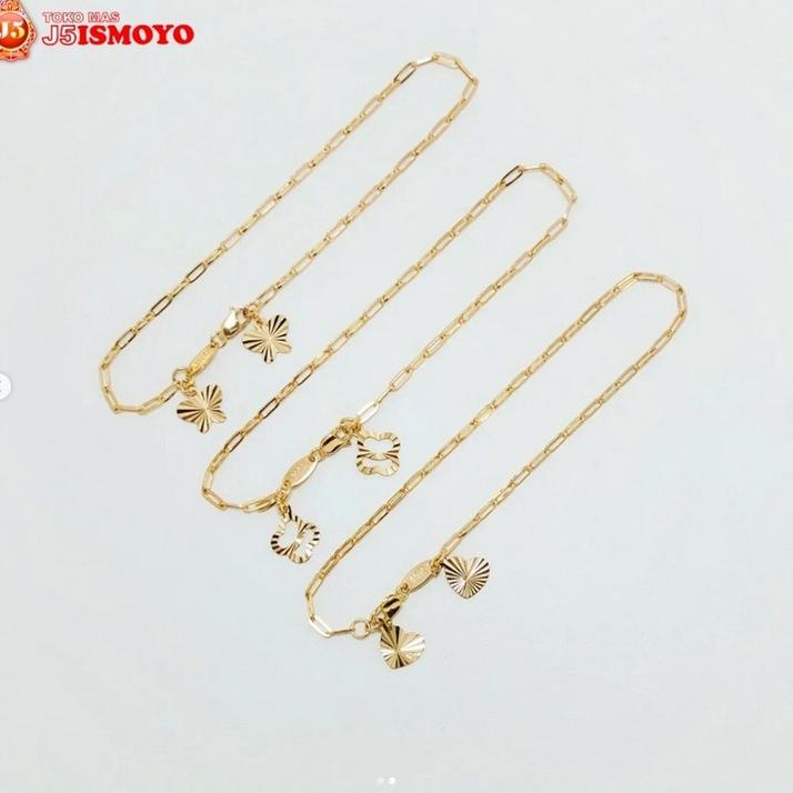 [Art. 0217Z] Gelang Emas Rantai Polos Catena Variasi J5 Ismoyo