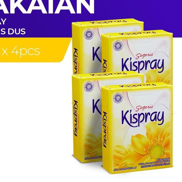 

Flash Sale!! KODE-491 Kispray Dus Pouch Segeris 21 ml - 4 Dus