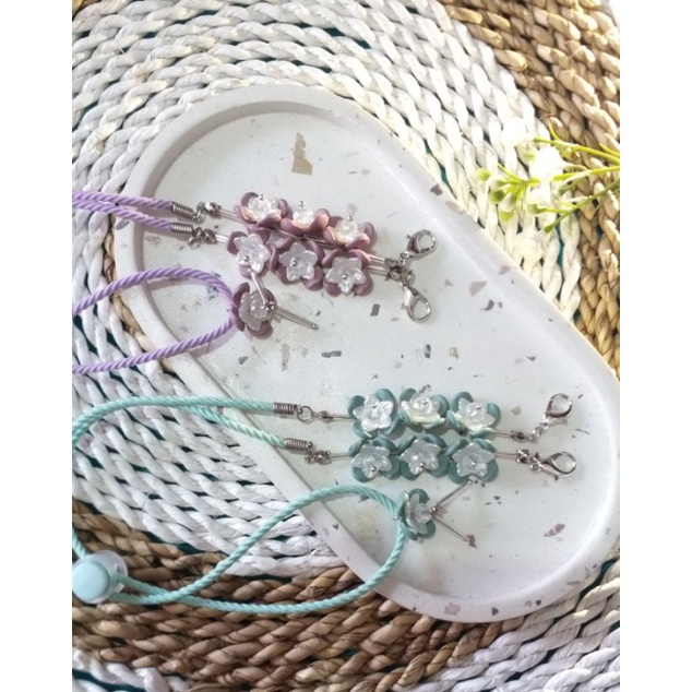 2in1 Kalung Masker 2in1 - Kalung Konektor - Strap Mask 2in1 - Chain Mask
