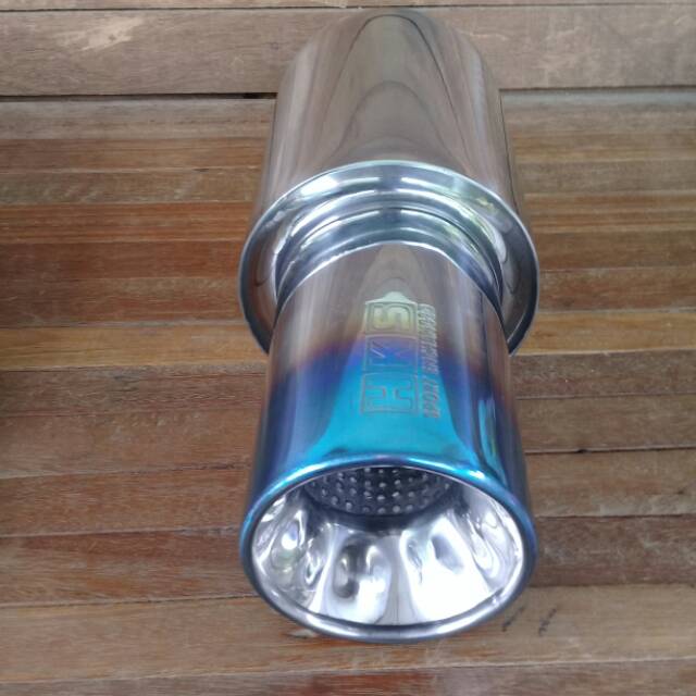 Knalpot mobil HKS blue