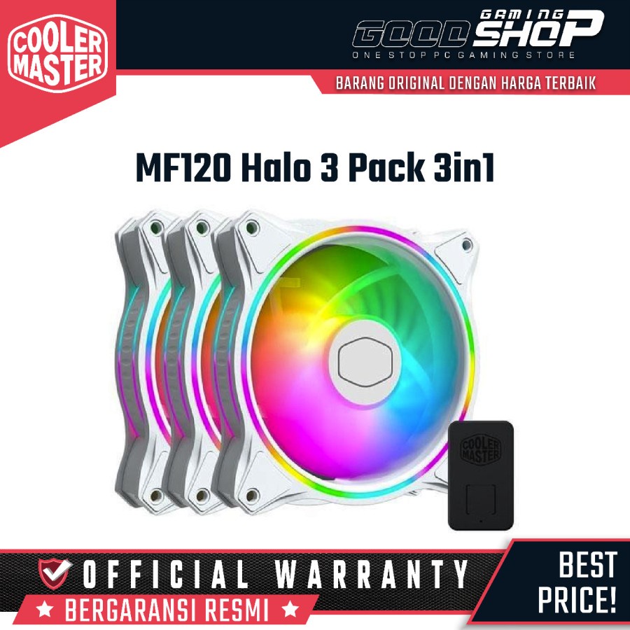 Cooler Master MF120 Halo 3 Pack 3in1