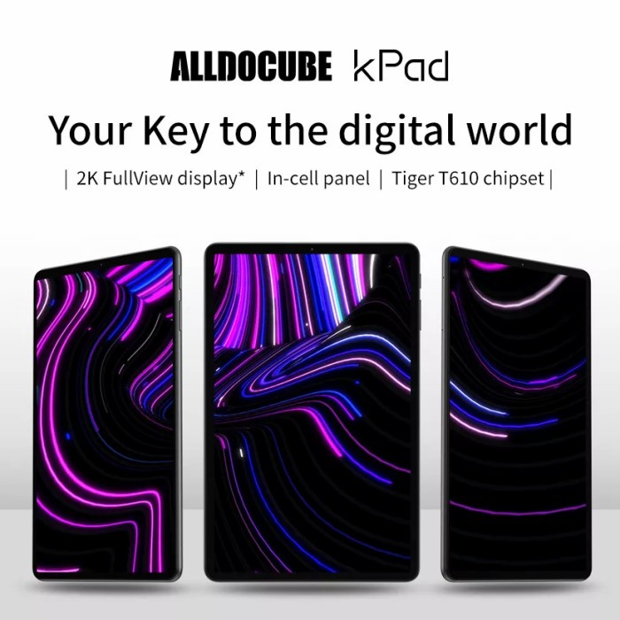 Alldocube KPad 4G LTE 4/64GB 10.4" 2K IPS TabletPC Android 11 - TAB murah