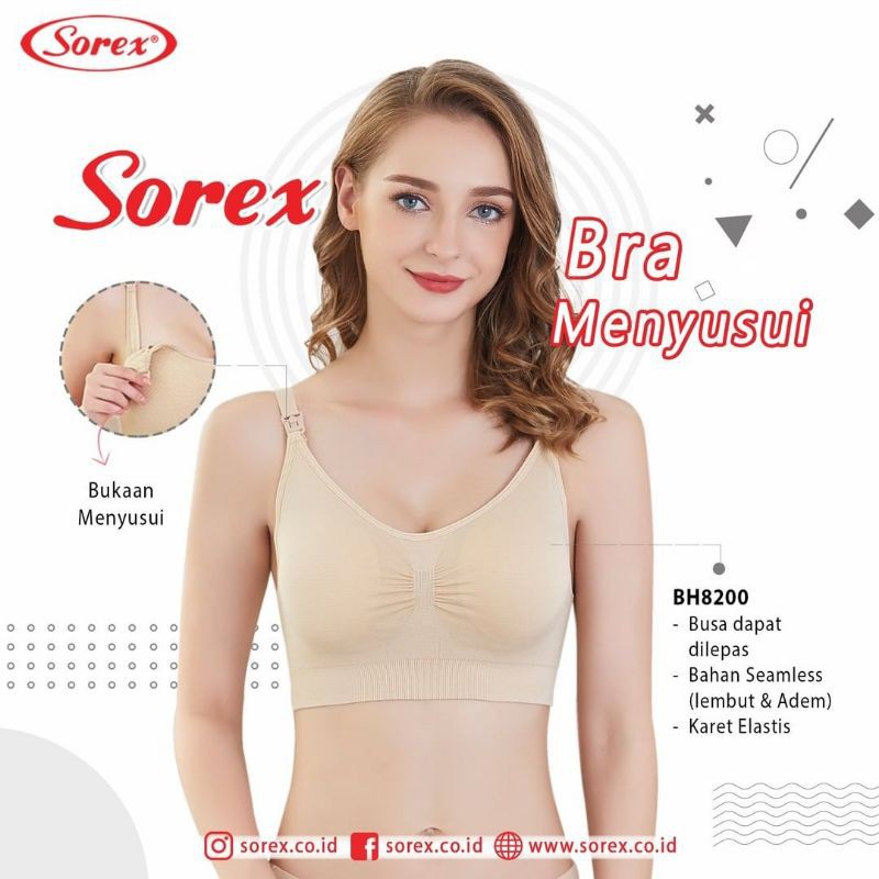 Nurshing bra BH sorex premium quality / bh menyusui sorex Geniebra Nursing Premium