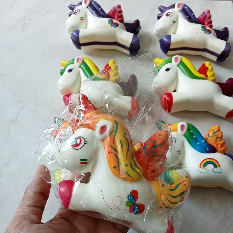 Mainan Skuisi Squishy Squishi Sekuisi Unicorn Slow Banget Slowly