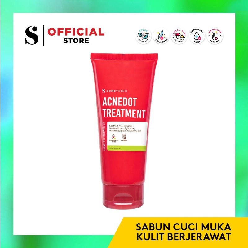 ✨ AKU MURAH ✨ SOMETHINC ACNEDOT Low pH Treatment Cleanser 100ml BPOM