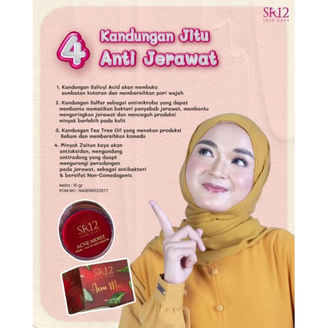 ACNE MOIST SR12 / ATASI JERAWAT