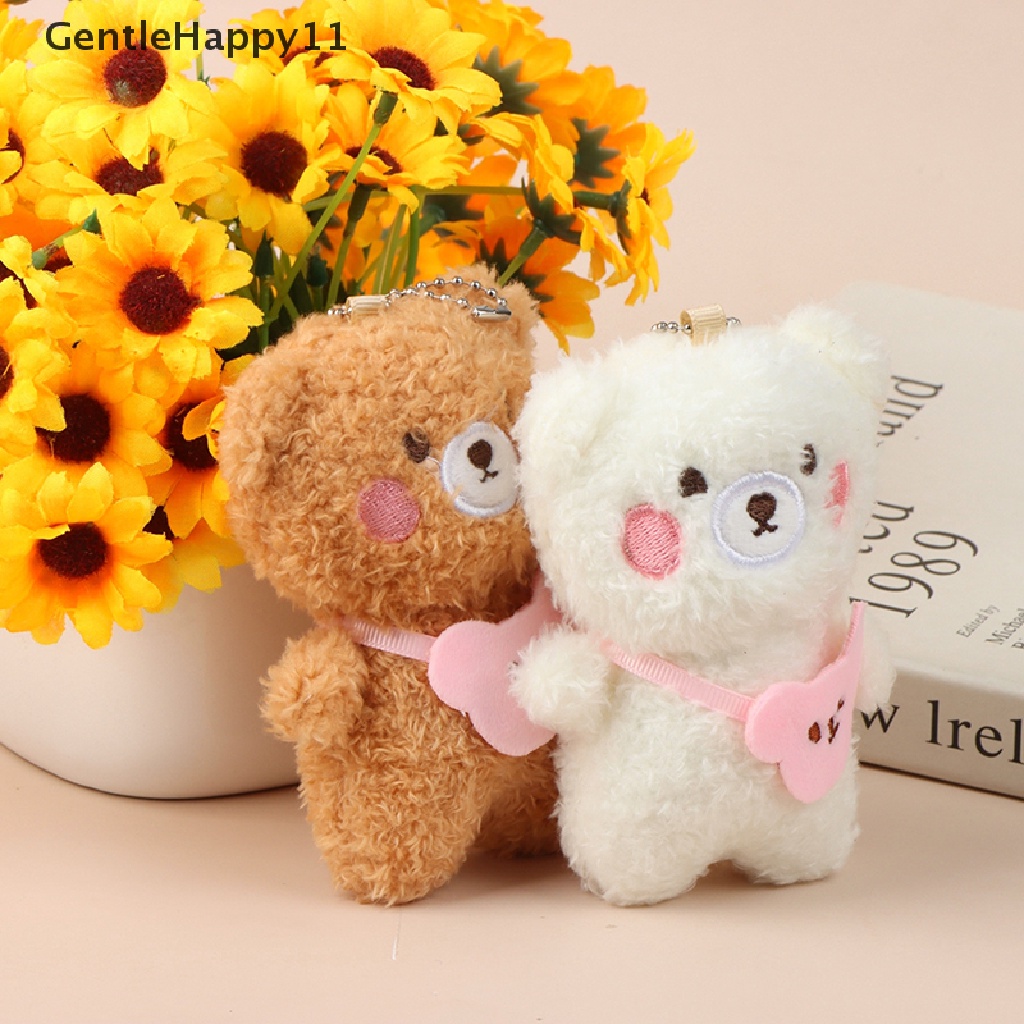 Gentlehappy Gantungan Kunci Bentuk Beruang Teddy Bear Mini 12CM