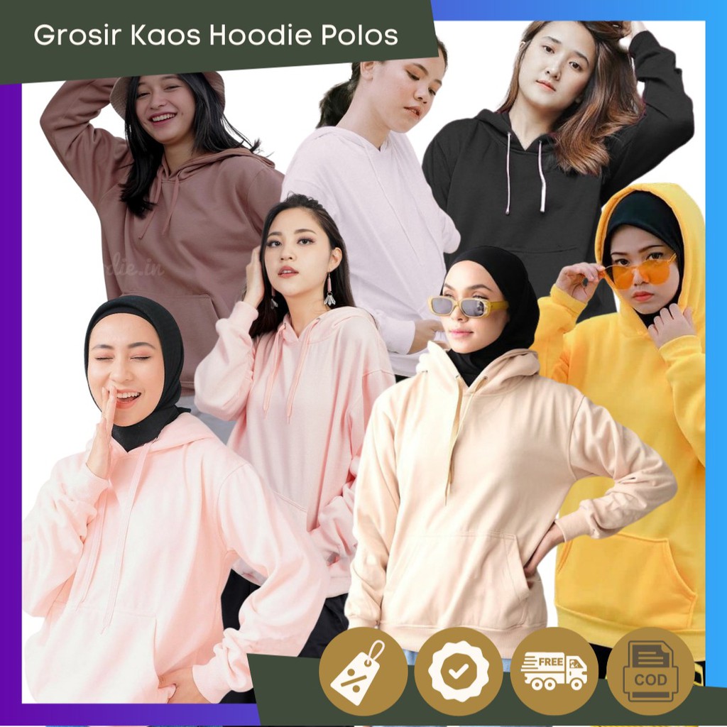 HODIE POLOS UNISEX  Pria Wanita  Hodie  Cowok Cewek  Murah Terbaru  Terlaris  Distro Size All Size