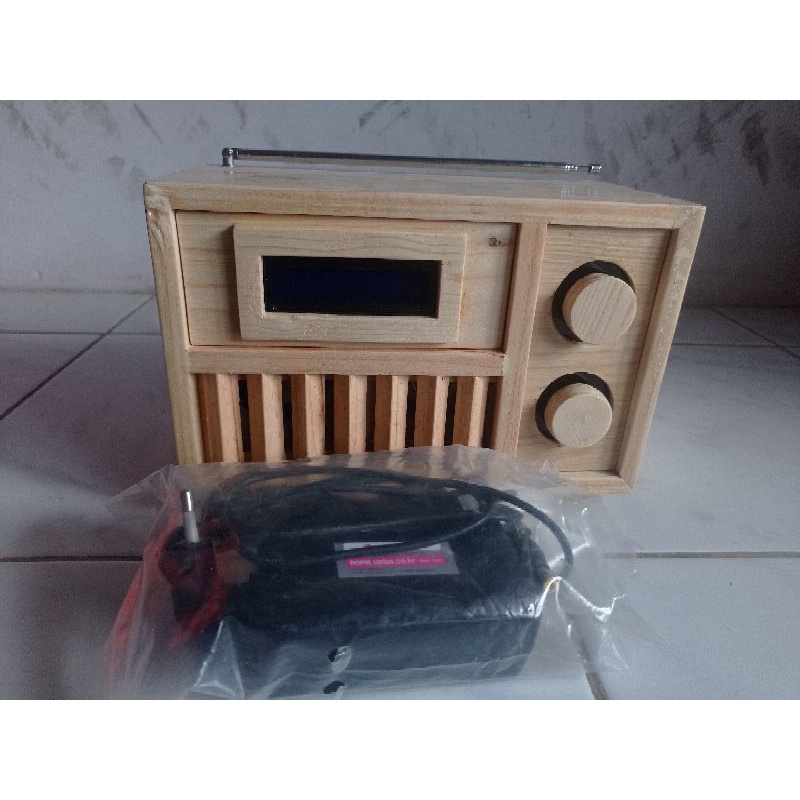 Radio Kayu Radio Antik Kerajinan Kayu Radio Arduino