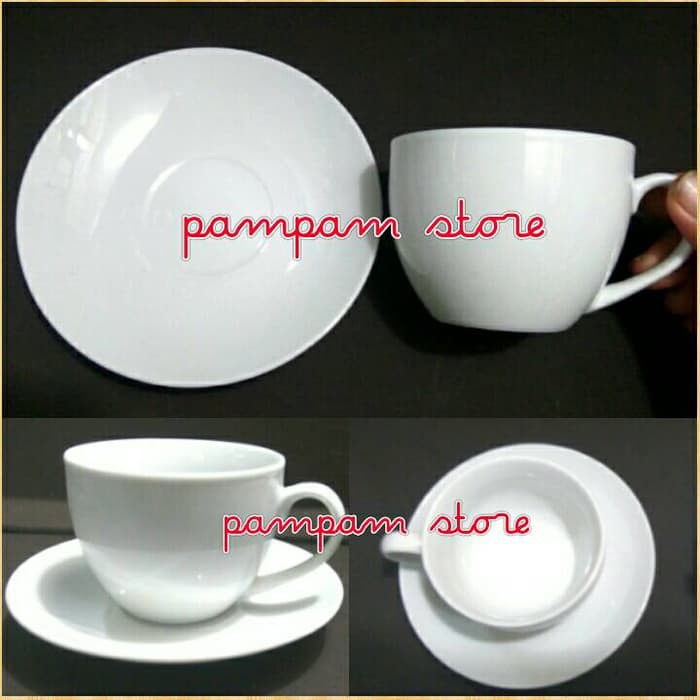 

CANGKIR KOPITEH COFFE CUP SAUCER BULAT 1 PAK ISI 6 SET vnl2121