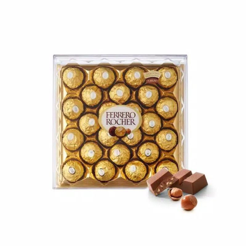 

Ferrero Rocher Coklat 24 pcs Exp juli 2025!!! HALAL!!