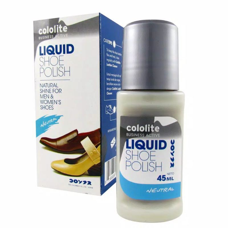 Cololite Liquid Shoe Polish / Semir Sepatu Cair  45ml - ORIGINAL PREMIUM Shoes