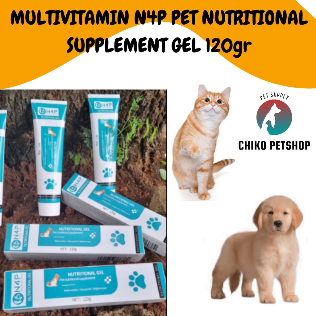 MULTIVITAMIN N4P PET NUTRITIONAL SUPPLEMENT GEL 120gr Nutriplus