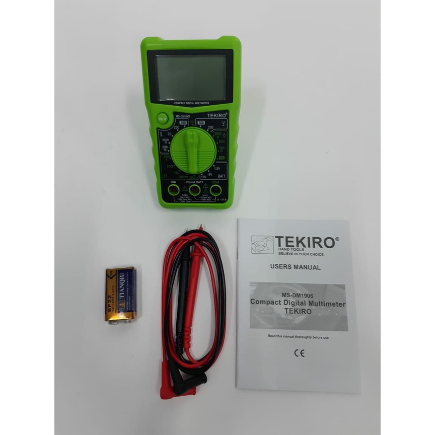 TEKIRO COMPACT DIGITAL MULTIMETER Tekiro MS-DM1906 Multimeter Tekiro