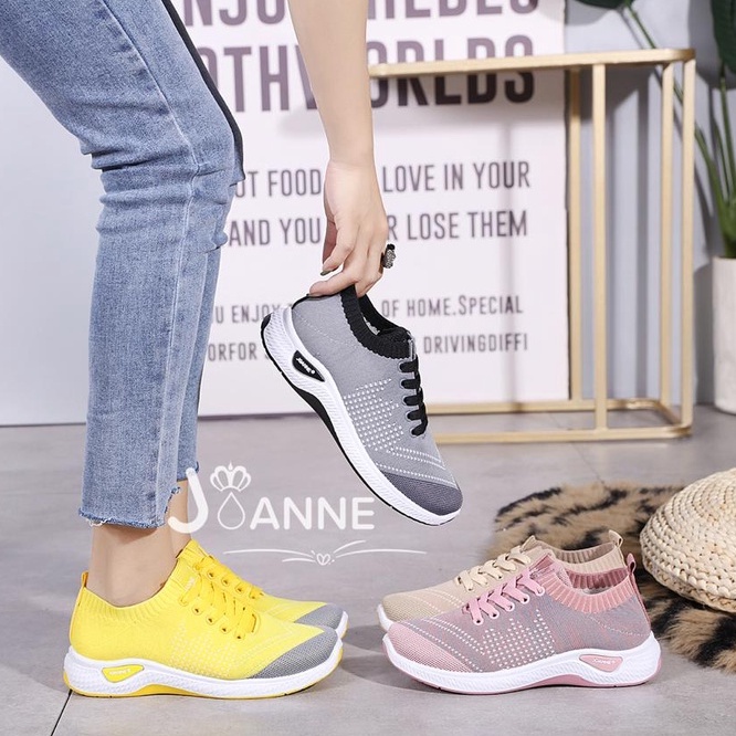 JOANNE FlyKnit Sneakers Shoes #STM0917 ORIGINAL (SALE)