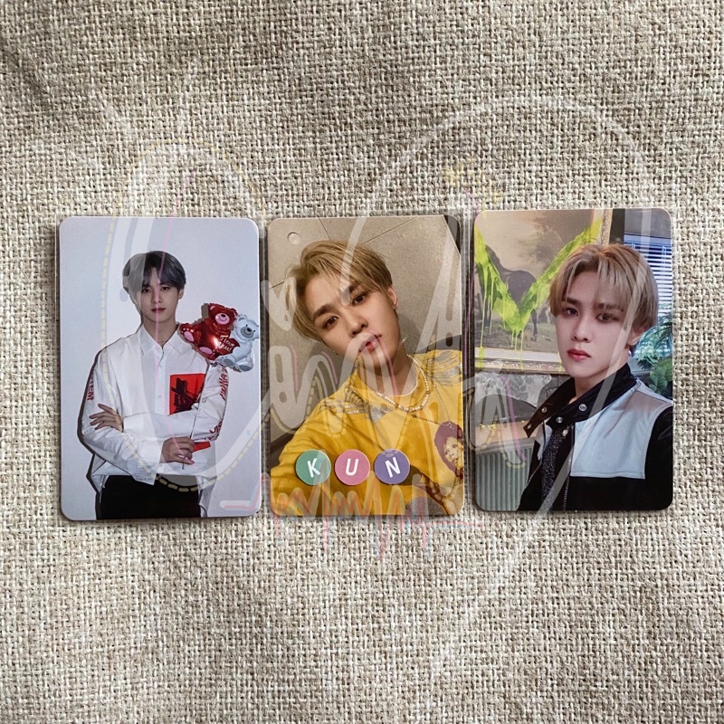 [BACA DESKRIPSI] Photocard / PC Kun Fansign ATW (Kun Balon), Kun Kickback Hitchhiker (Kun Lemon), Ku
