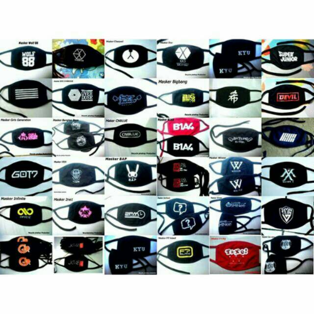 Masker mulut kpop