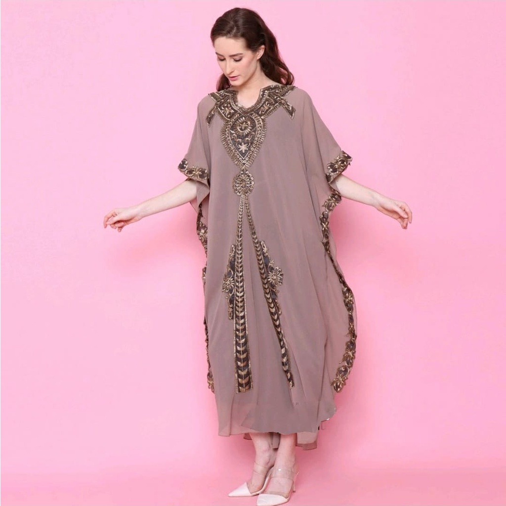 FWG - KAFTAN LUNA MAYA / BAJU KAFTAN WANITA MUSLIM / KAFTAN / BAJU WANITA / GAMIS KONDANGAN / DRESS