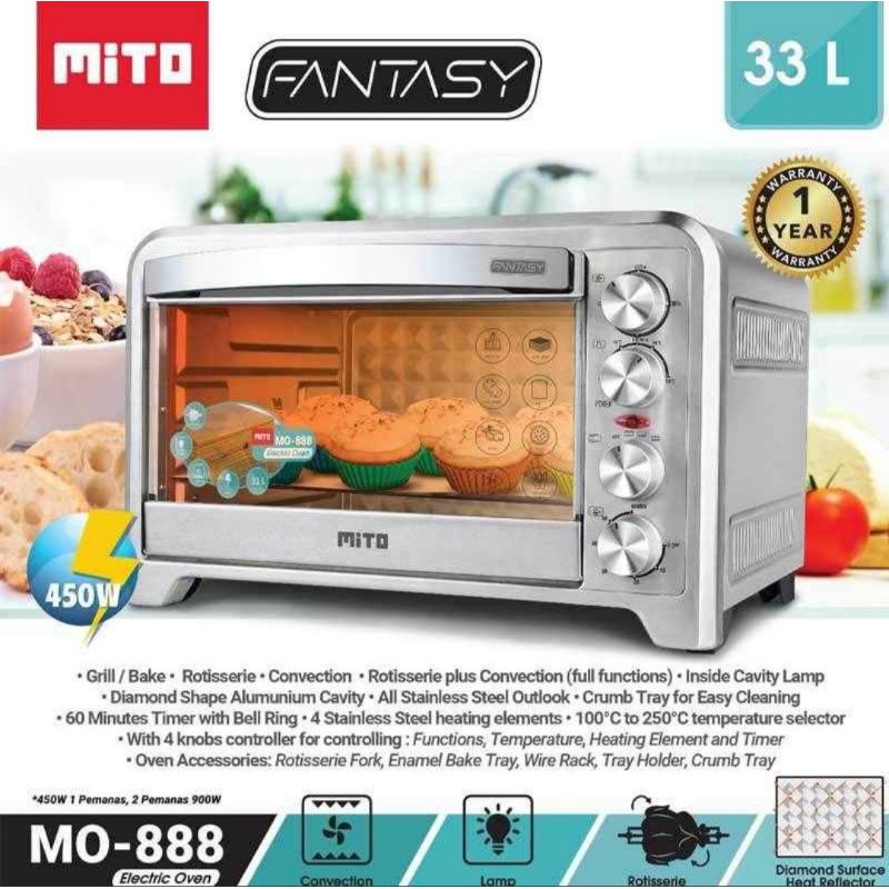 Mito MO 888 Oven fantasy 33 liter