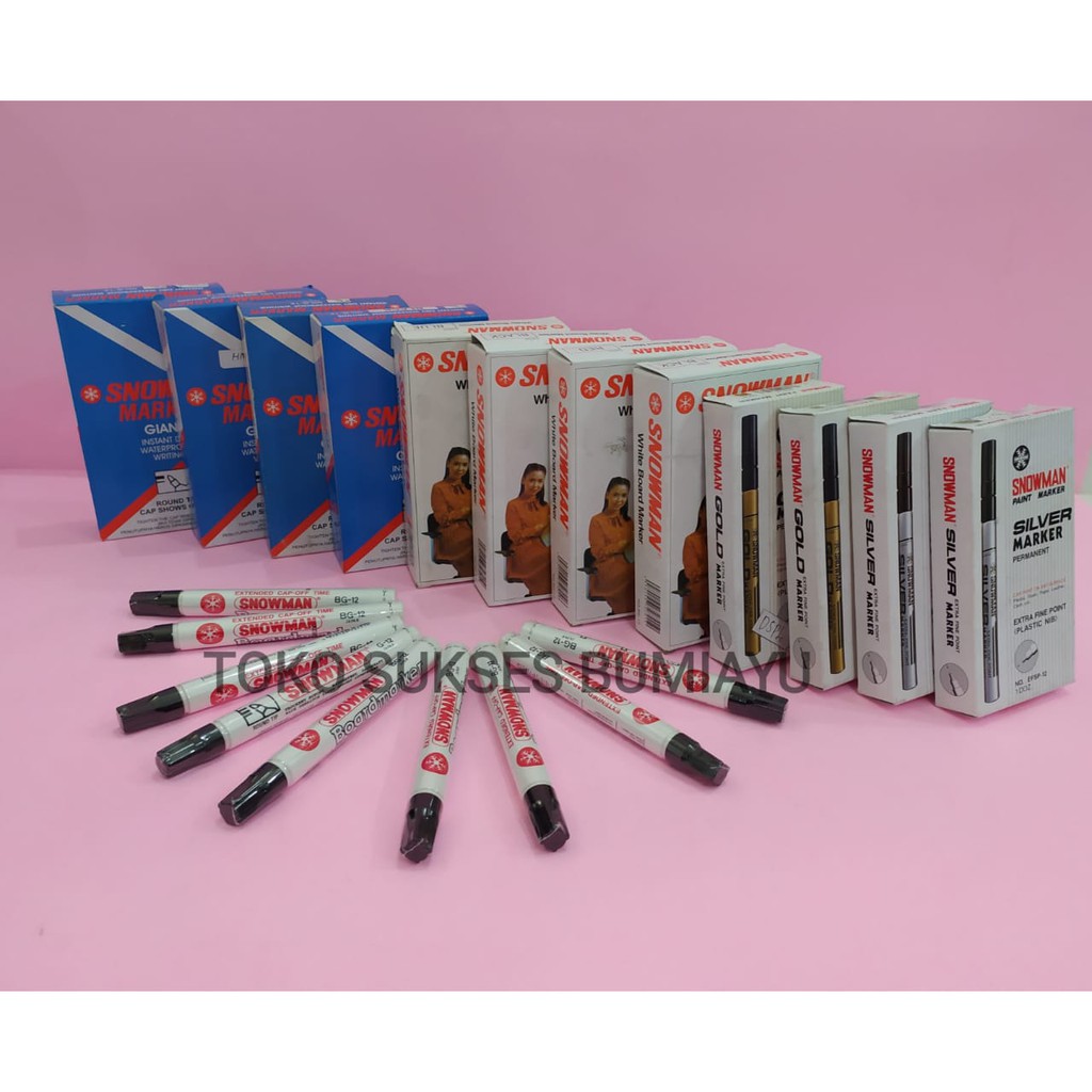 

Spidol BoardMarker Snowman BG-12