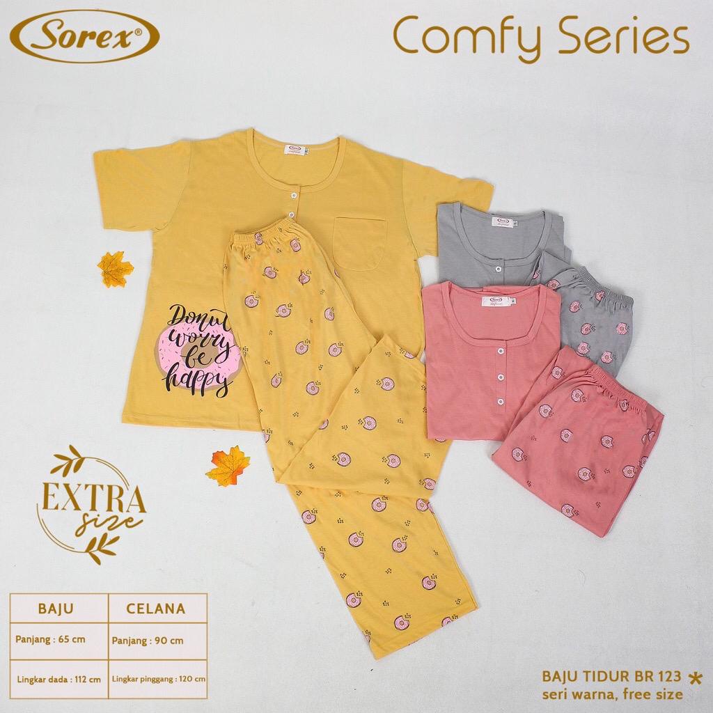 BANYAK JENIS SOREX BAJU TIDUR PIYAMA LENGAN PENDEK DASTER COMFY SERIES CHILL SERIES PAKAIAN WANITA