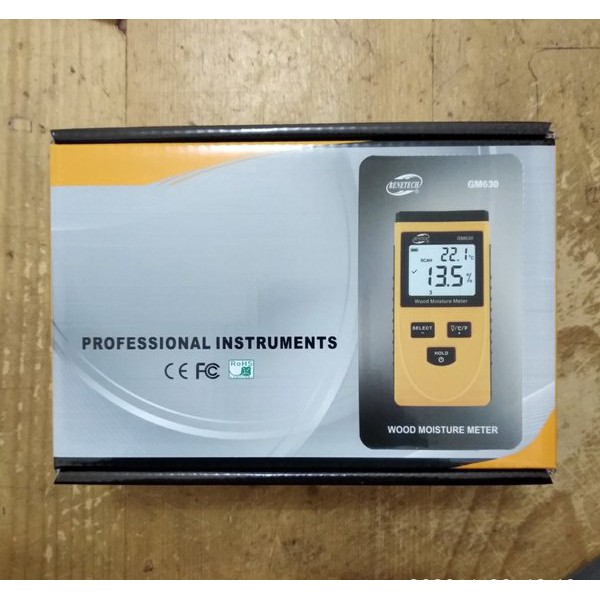 Alat Induksi MC Content Air Kayu Induction Wood Moisture Meter Contactless