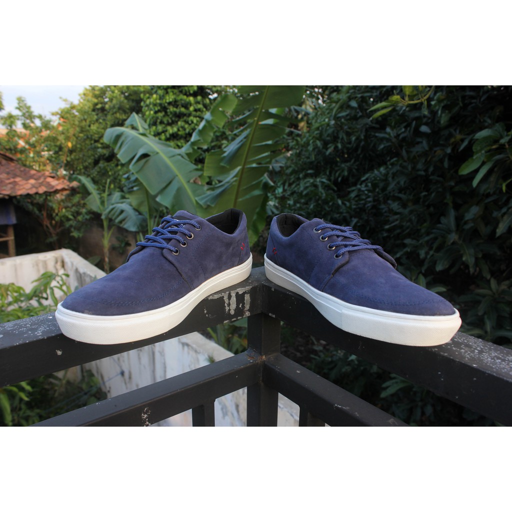 Sneakers Pria Original Vasco Navy Nyaman Bergaransi | Sneaker Pria Original | Sepatu Ket Pria