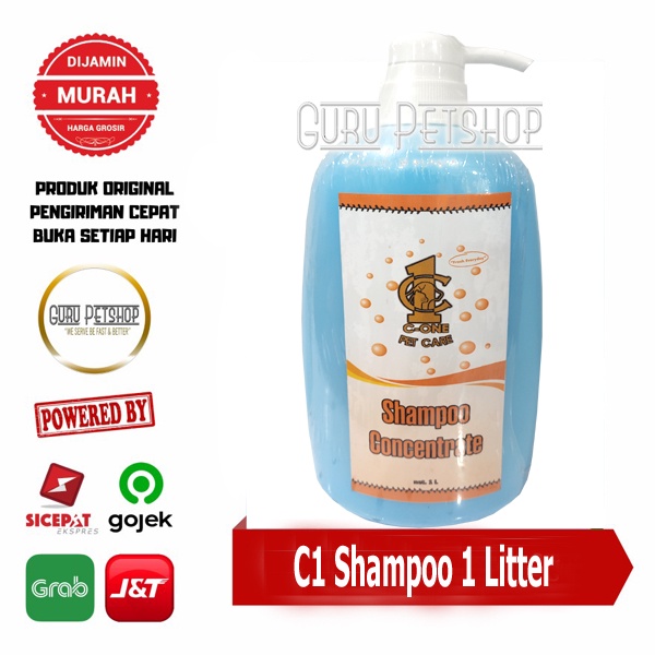 C1 Shampoo Concentrate - shampoo grooming anjing kucing 1 Liter