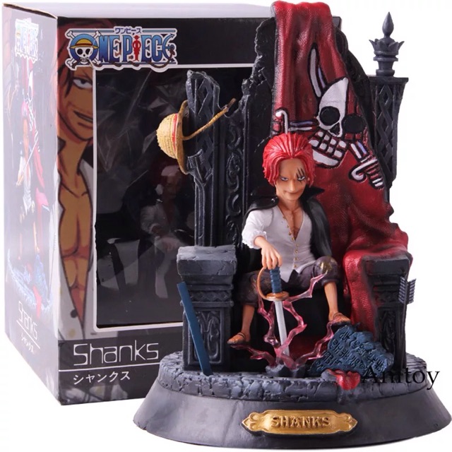 Action Figure One piece Yonkou Shank Red Hair Akagami Resin