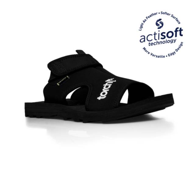 TORCH SANDAL ARRAFA ALL BLACK
