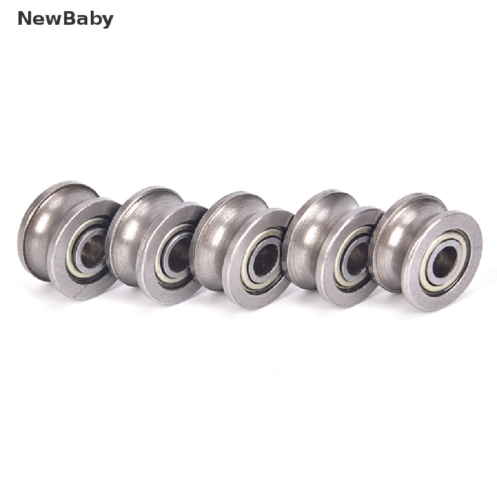 Newbaby 10pcs U624ZZ bearing Bentuk U Ukuran 4x13 X 7mm Untuk Rel linear