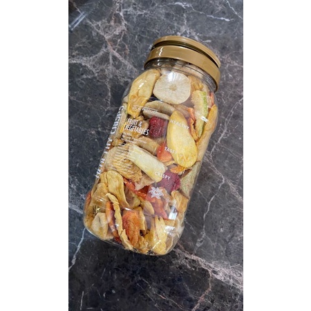 

HEALTHY CRISPS - SNACK - CEMILAN - MAKANAN SEHAT - MIX FRUITS/MIX BUAH (ORGANIK) KERIPIK TOPLES JUMBO