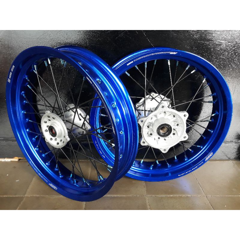 Velg set Supermoto WR 155 WR155 velg scarlet tromol ori