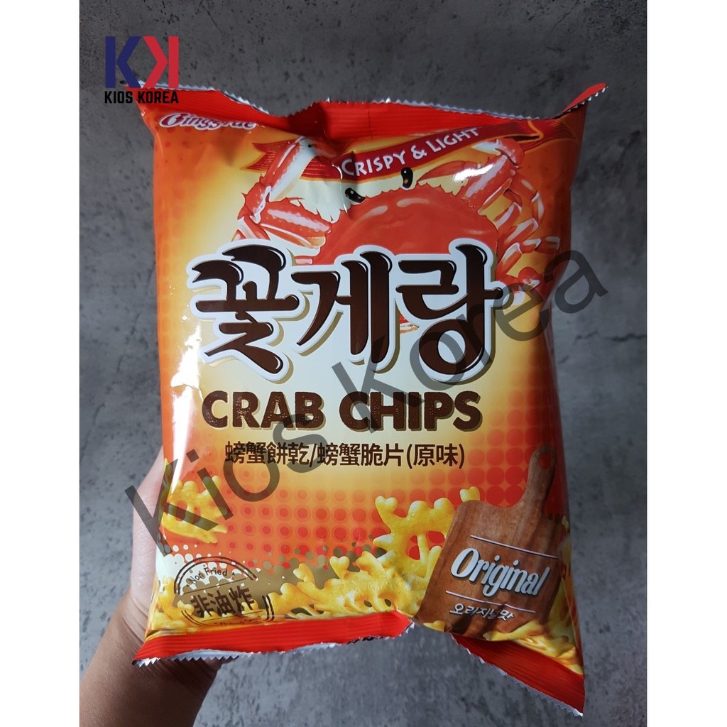 Jual Binggrae Crab Chips Original 70gr [READY STOCK] Snack Korea