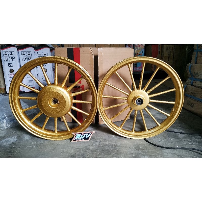 VELG ROSSI SPRINT ANDROMEDA HONDA.VARIO 110 RING 14x160/185 GOLD TERMURAH