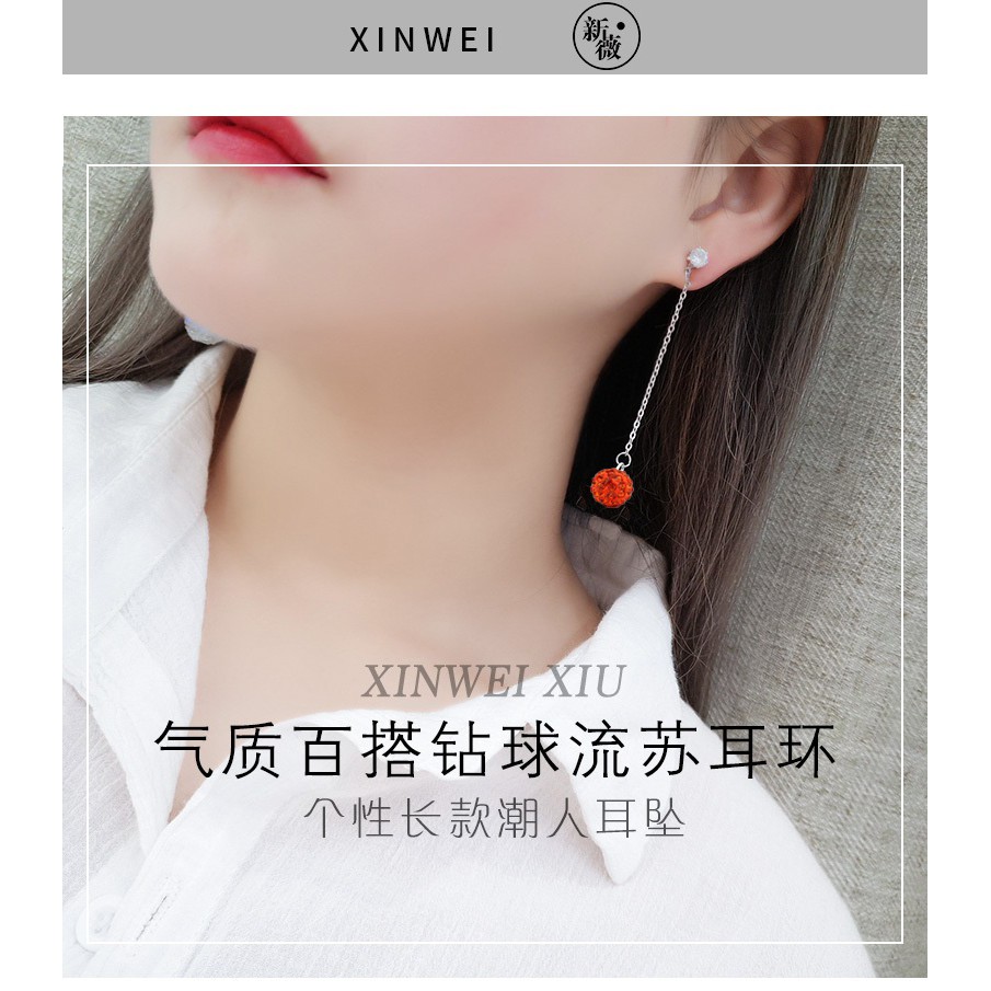 ANTING TUSUK WANITA KEKINIAN ALA KOREA MODEL RANTAI MIX BOLA 163