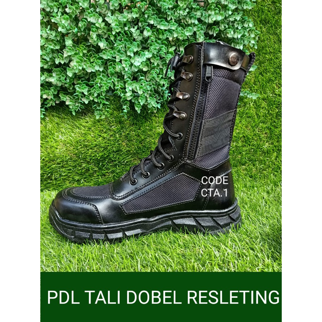 sepatu pdl tali biasa bukan tali putar bukan boa sepatu pdl polri security tni