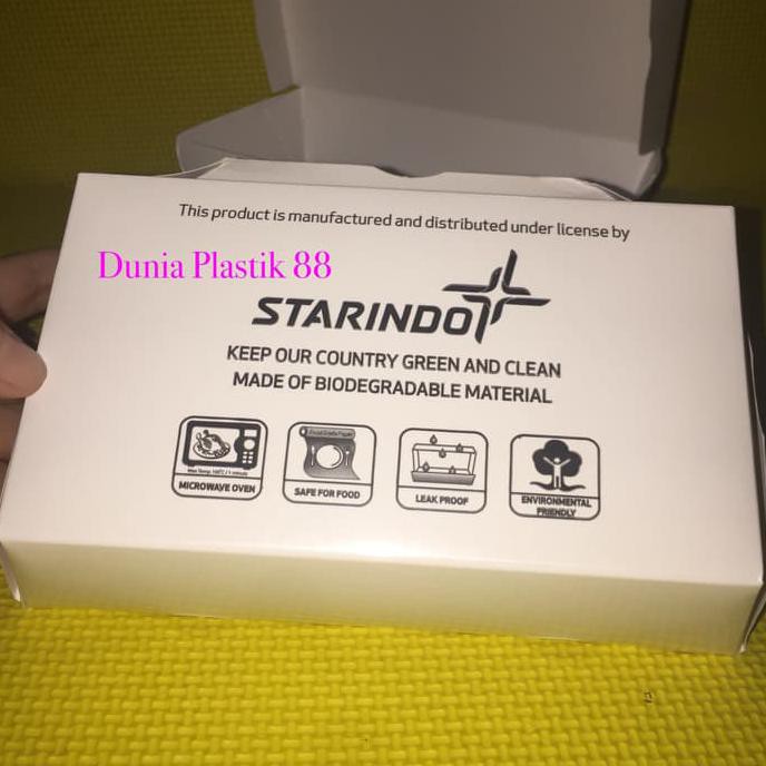 

(BAYAR DITEMPAT) ISI 50PCS PAPER LUNCH BOX KOTAK DUS MAKANAN NASI KERTAS UK M TAKE AWAY C2118