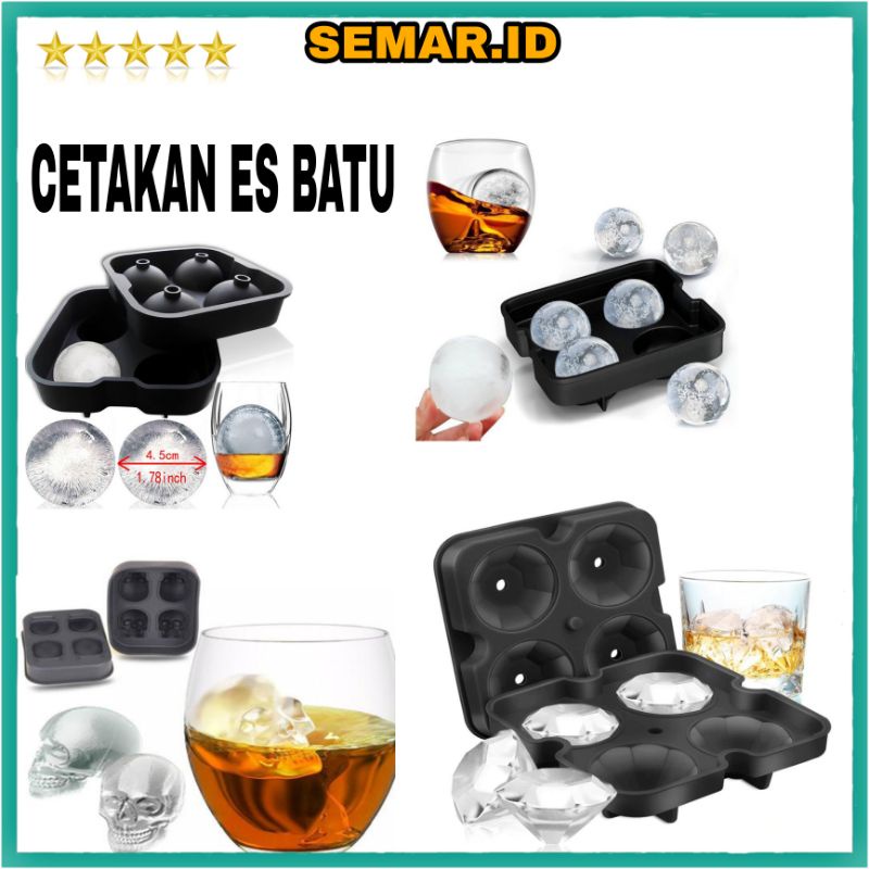 Cetakan Es Batu Ice Ball Maker Silicone