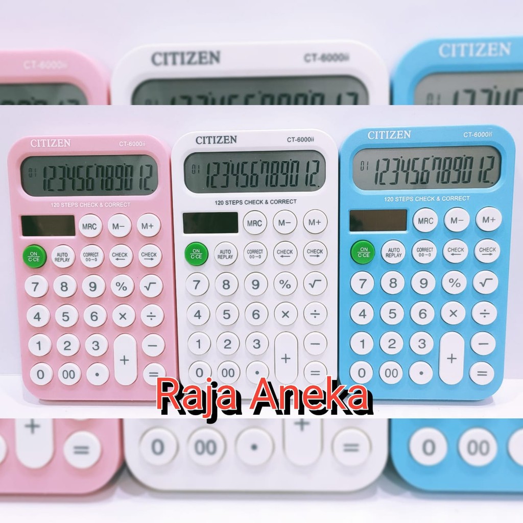 

Kalkulator Citizen 6000ii Warna CT-6000ii CT 6000 Calculator CT 6112 CITIZEN 6112