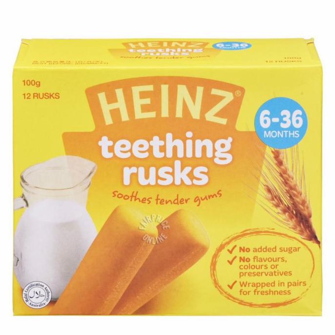 HEINZ TEETHING RUSKS BAYI / BISKUIT BAYI / BISKUIT