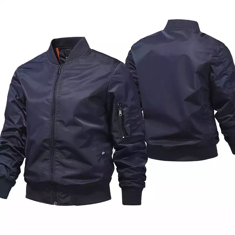 jsket katun bomber/jaket motor/jaket rib pashion pria