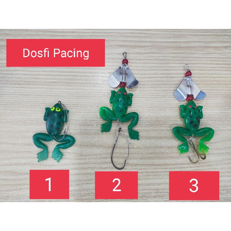 UMPAN CASTING SOFT FROG / UMPAN MAINAN KODOK KARET